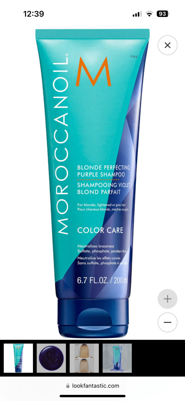 Moroccanoil Blonde Perfecting Purple Shampoo 200ml